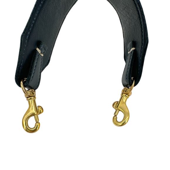 CLARE V. Le Box Bag Strap in Navy - Picture 4 of 8